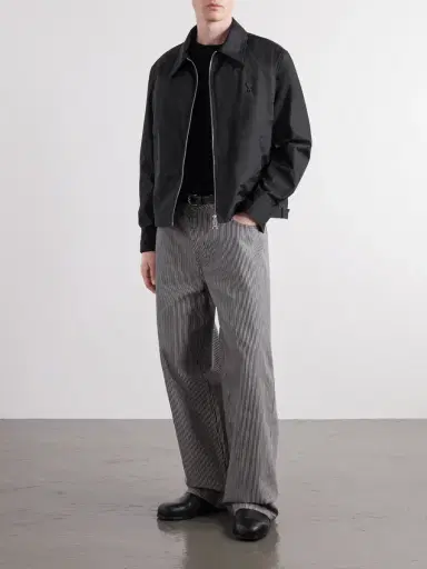 AMI PARIS Logo-Appliquéd Shell Blouson Jacket - Men | Thumbnail 2 AMI PARIS Logo-Appliquéd Shell Blouson Jacket - Men | Thumbnail 2