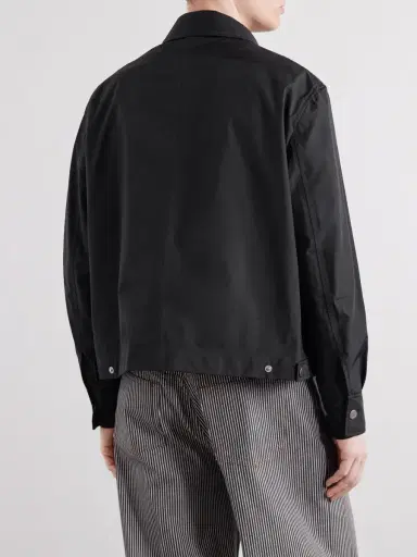 AMI PARIS Logo-Appliquéd Shell Blouson Jacket - Men | Thumbnail 4 AMI PARIS Logo-Appliquéd Shell Blouson Jacket - Men | Thumbnail 4