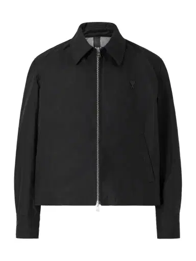 AMI PARIS Logo-Appliquéd Shell Blouson Jacket - Men | Thumbnail 1 AMI PARIS Logo-Appliquéd Shell Blouson Jacket - Men | Thumbnail 1