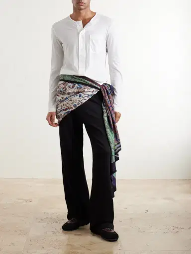 Dries Van Noten Hugond Cotton-Jersey Cardigan - Men | Thumbnail 2