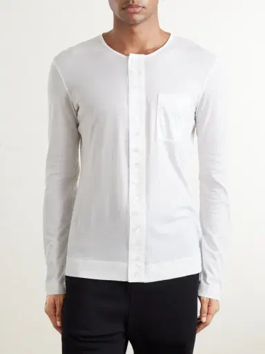 Dries Van Noten Hugond Cotton-Jersey Cardigan - Men | Thumbnail 3