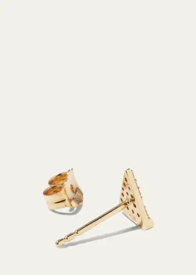 Sydney Evan 14k Diamond & Ruby Pizza Slice Earring, Single | Thumbnail 4 Sydney Evan 14k Diamond & Ruby Pizza Slice Earring, Single | Thumbnail 4