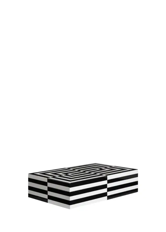 Jonathan Adler Op Art Large Stacking Box