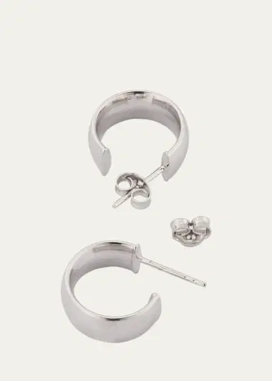 Lana 14K Gold Hollow Huggie Earrings | Thumbnail 4 Lana 14K Gold Hollow Huggie Earrings | Thumbnail 4