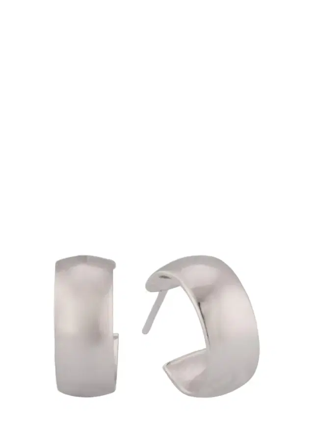 Lana 14K Gold Hollow Huggie Earrings
