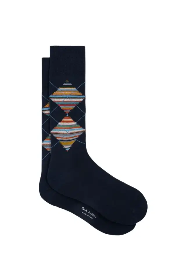 Paul Smith Men's Argyle Signature Stripe Crew Socks
