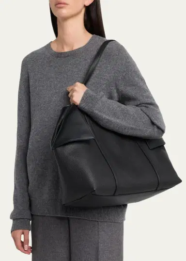Ferragamo Folded Leather Tote Bag | Thumbnail 2 Ferragamo Folded Leather Tote Bag | Thumbnail 2