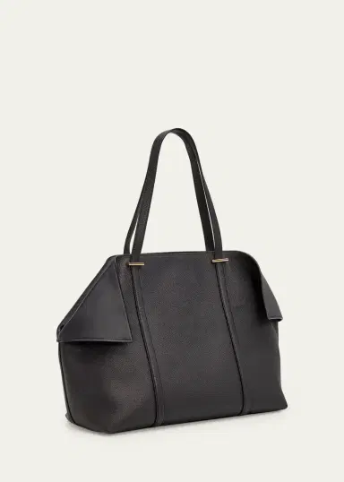 Ferragamo Folded Leather Tote Bag | Thumbnail 3 Ferragamo Folded Leather Tote Bag | Thumbnail 3