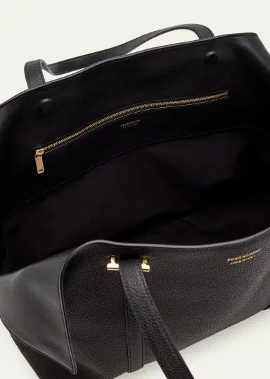 Ferragamo Folded Leather Tote Bag | Thumbnail 4 Ferragamo Folded Leather Tote Bag | Thumbnail 4