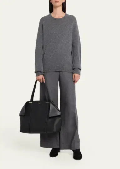 Ferragamo Folded Leather Tote Bag | Thumbnail 5 Ferragamo Folded Leather Tote Bag | Thumbnail 5