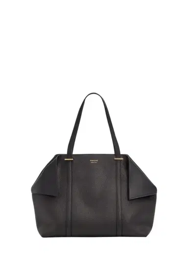 Ferragamo Folded Leather Tote Bag | Thumbnail 1 Ferragamo Folded Leather Tote Bag | Thumbnail 1