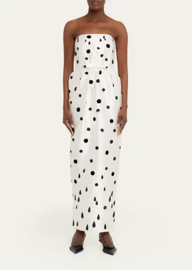BERNADETTE Lenette Bow Strapless Gown | Thumbnail 2 BERNADETTE Lenette Bow Strapless Gown | Thumbnail 2
