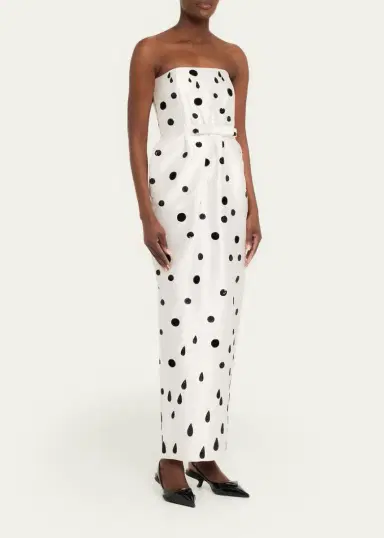 BERNADETTE Lenette Bow Strapless Gown | Thumbnail 4 BERNADETTE Lenette Bow Strapless Gown | Thumbnail 4