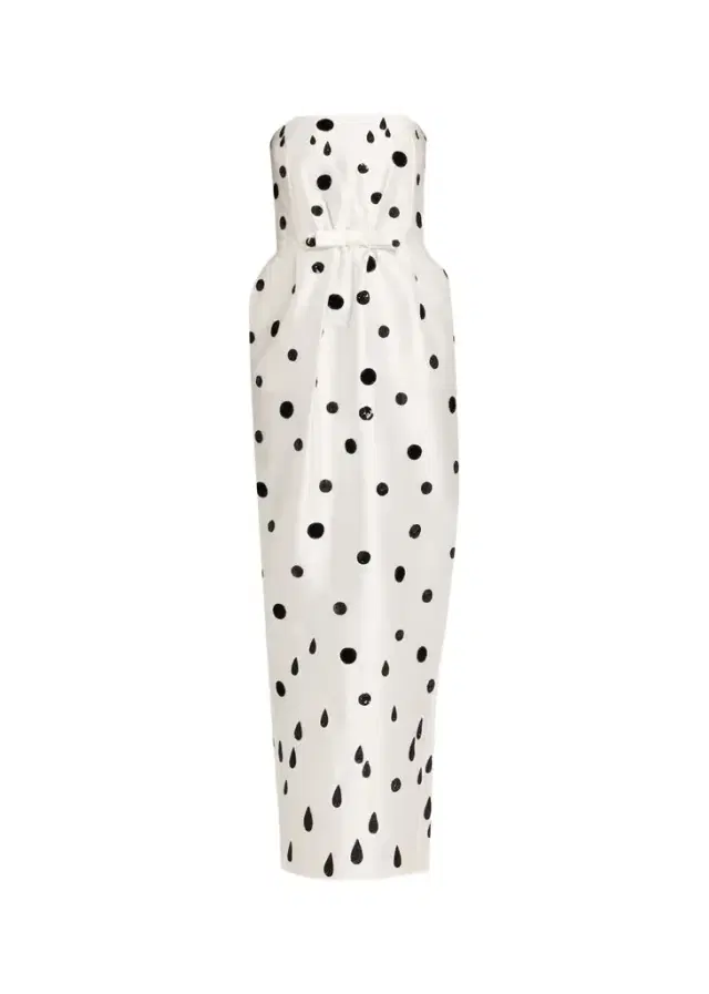 BERNADETTE Lenette Bow Strapless Gown