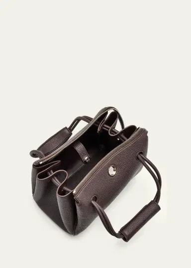 Loewe Madrid Small Trapeze Shoulder Bag in Grain Leather | Thumbnail 4