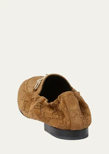 Gucci Jordaan GG Suede Loafers | Thumbnail 2