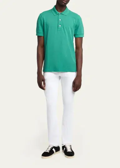 Tom Ford Men's Blake Suede Low-Top Sneakers | Thumbnail 3 Tom Ford Men's Blake Suede Low-Top Sneakers | Thumbnail 3