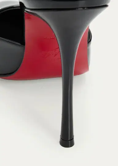 Christian Louboutin 100 mm Dolly Patent Leather Mules | Thumbnail 3