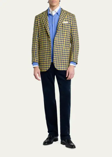 Kiton Men's Vicuna Wool and Cashmere Polo Sweater | Thumbnail 7 Kiton Men's Vicuna Wool and Cashmere Polo Sweater | Thumbnail 7