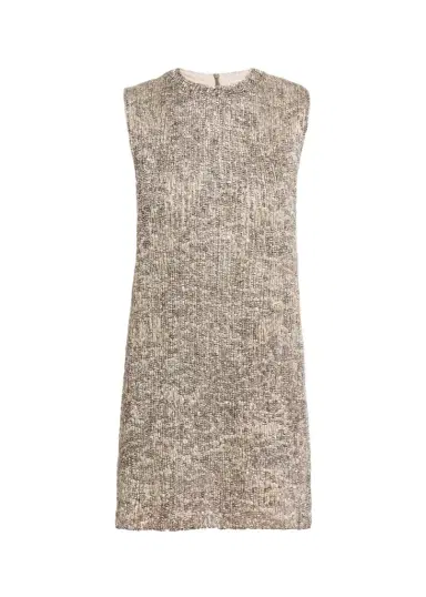 Brunello Cucinelli Couture Metallic Mohair Dress | Thumbnail 1 Brunello Cucinelli Couture Metallic Mohair Dress | Thumbnail 1