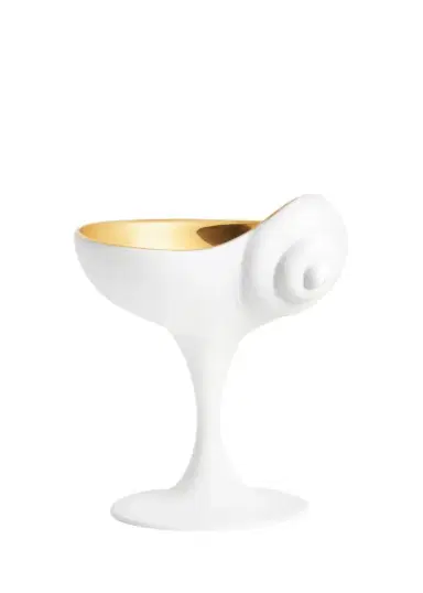 L'Objet x Jessica McCormack Shell 24K Gold-Plated Scoop Bowl | Thumbnail 1