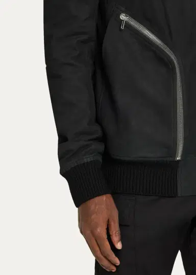 Rick Owens Men's Heizer Flight Blouson | Thumbnail 5 Rick Owens Men's Heizer Flight Blouson | Thumbnail 5