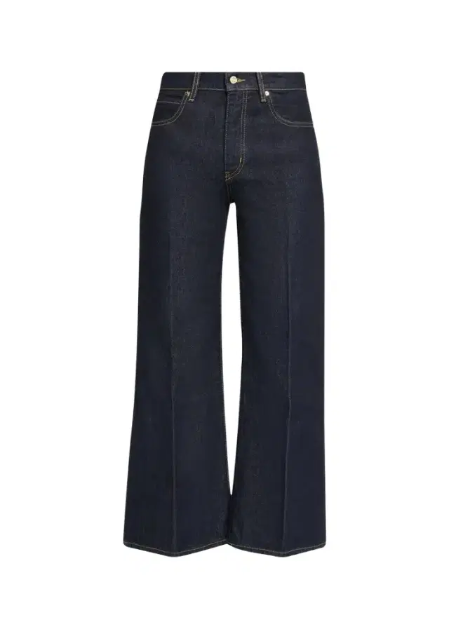 Frame The Swing High-Rise Flare Ankle Jeans