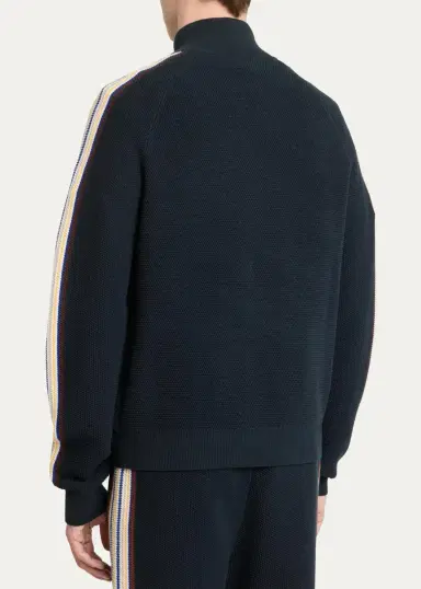 Casablanca Men's Cafe Culture Wool Track Jacket | Thumbnail 3