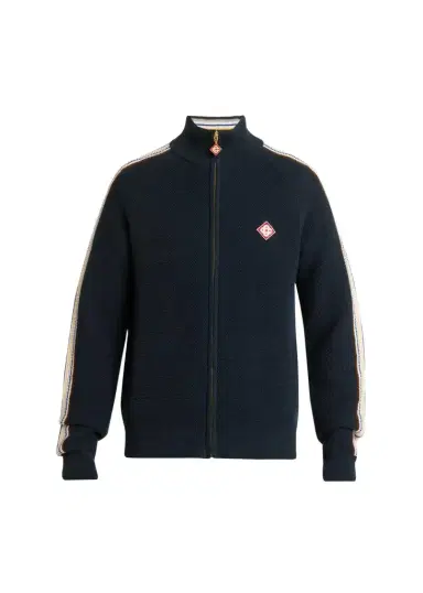 Casablanca Men's Cafe Culture Wool Track Jacket | Thumbnail 1