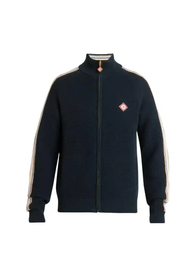 Casablanca Men's Cafe Culture Wool Track Jacket