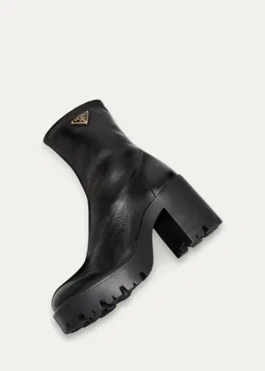 Prada 85mm Nappa Leather Ankle Boots | Thumbnail 5 Prada 85mm Nappa Leather Ankle Boots | Thumbnail 5