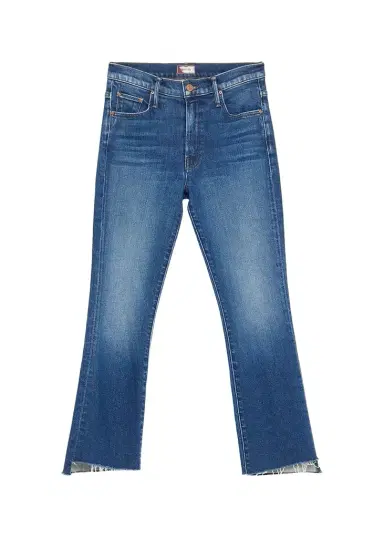Mother The Insider Frayed Bootcut Ankle Jeans | Thumbnail 1 Mother The Insider Frayed Bootcut Ankle Jeans | Thumbnail 1