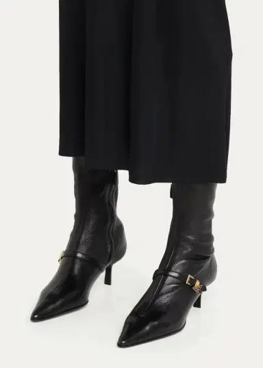 Prada 55mm Leather Knee-High Buckle Boots | Thumbnail 2 Prada 55mm Leather Knee-High Buckle Boots | Thumbnail 2