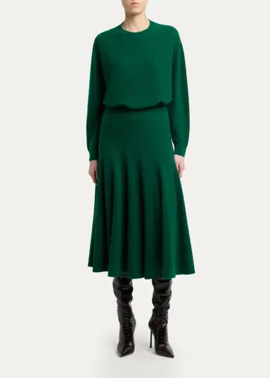 TOM FORD Boutique Cashmere Oversized Crewneck Sweater | Thumbnail 2