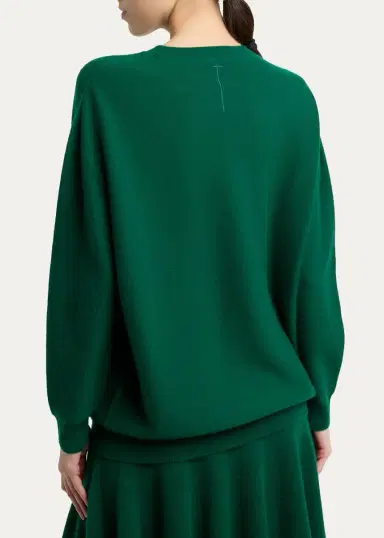 TOM FORD Boutique Cashmere Oversized Crewneck Sweater | Thumbnail 5
