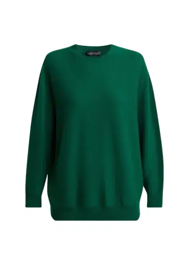 TOM FORD Boutique Cashmere Oversized Crewneck Sweater | Thumbnail 1