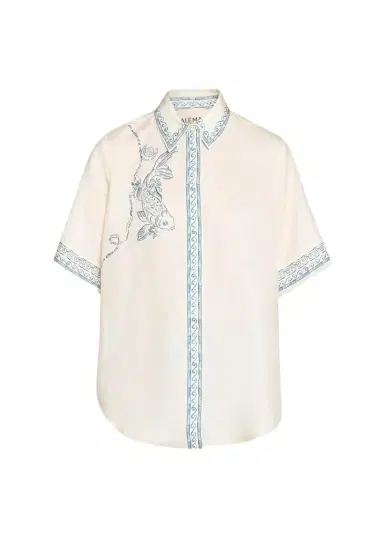 ALÉMAIS Lucky Short-Sleeve Linen Shirt | Thumbnail 1 ALÉMAIS Lucky Short-Sleeve Linen Shirt | Thumbnail 1