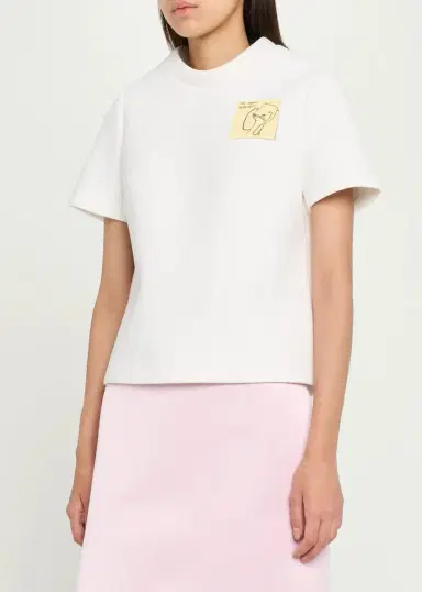 Marc Jacobs Runway Sticky Note Cotton-Blend T-Shirt | Thumbnail 4 Marc Jacobs Runway Sticky Note Cotton-Blend T-Shirt | Thumbnail 4