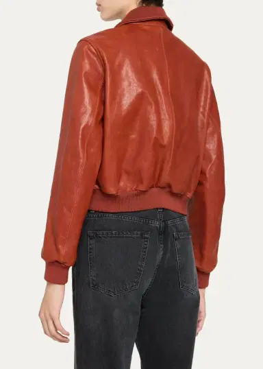 Frame The Ace Leather Jacket | Thumbnail 3 Frame The Ace Leather Jacket | Thumbnail 3