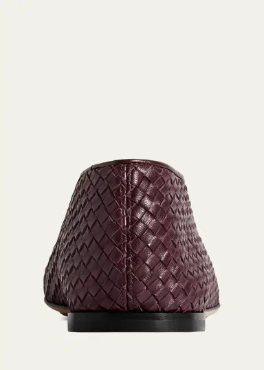 Bottega Veneta Micro Woven Nappa Leather Ballerina Flats | Thumbnail 7