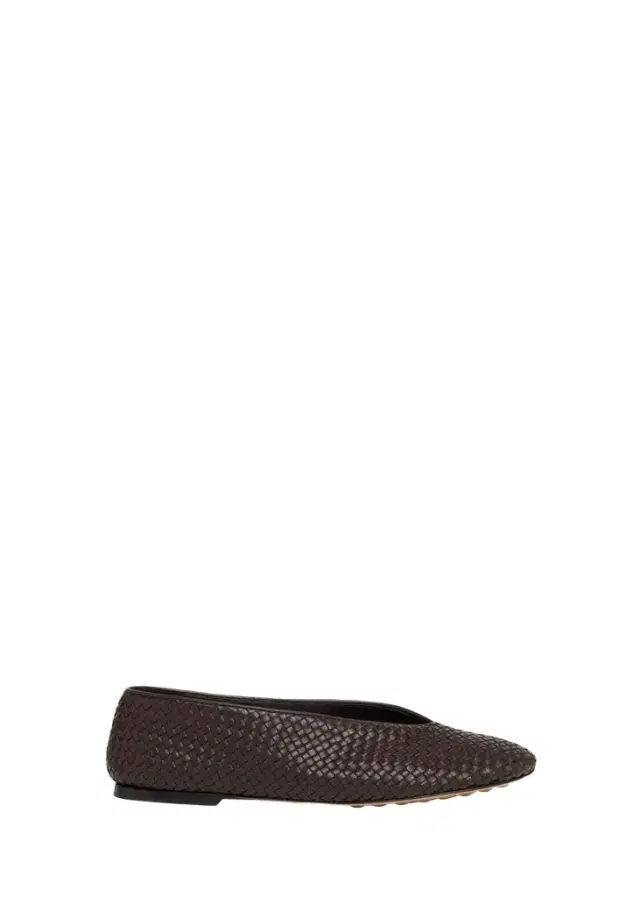Bottega Veneta Micro Woven Nappa Leather Ballerina Flats