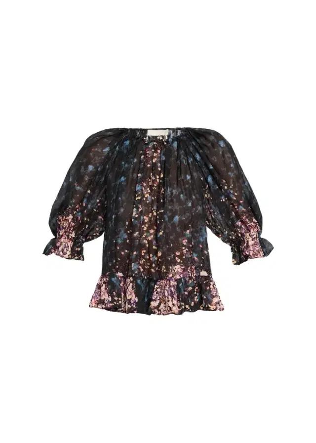 Ulla Johnson Elise Short-Sleeve Silk Blouse
