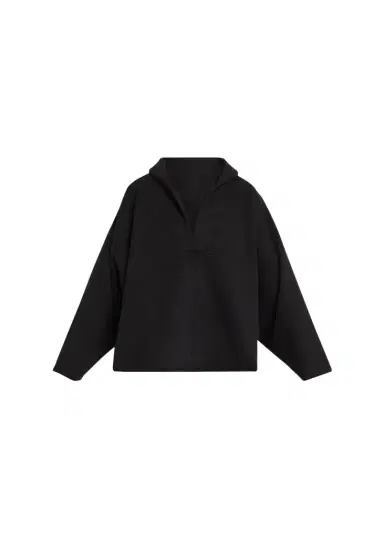 Rick Owens Men's Cotton Oversized Kaftan Hoodie | Thumbnail 1