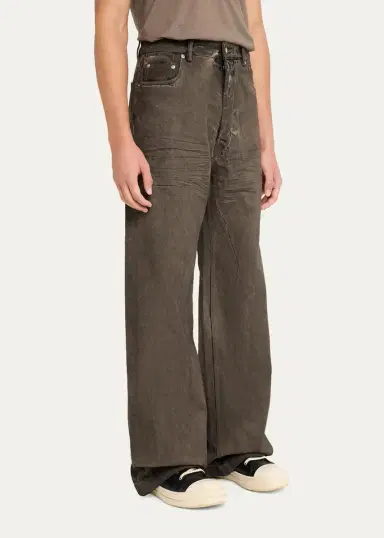 Rick Owens Men's Geth Wide-Leg Jeans | Thumbnail 4 Rick Owens Men's Geth Wide-Leg Jeans | Thumbnail 4