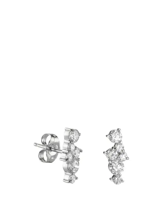 Sydney Evan 14K White Gold & 0.375 TCW Diamond Stud Earrings