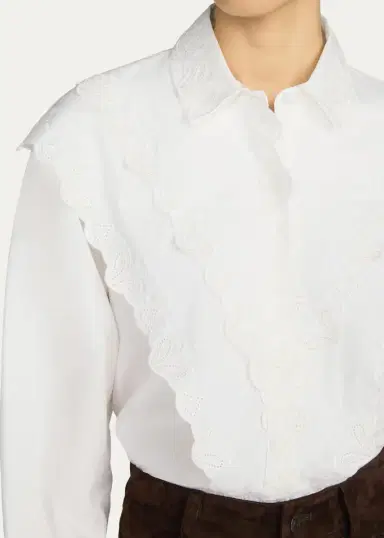 Frame The Poplin Equestrian Shirt | Thumbnail 4
