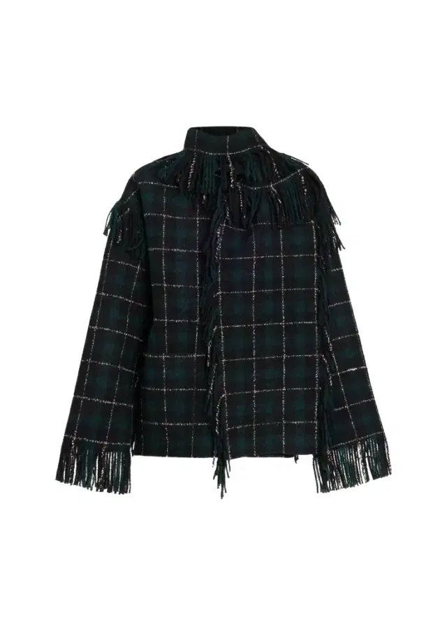 TOTEME Fringed Scarf Jacket