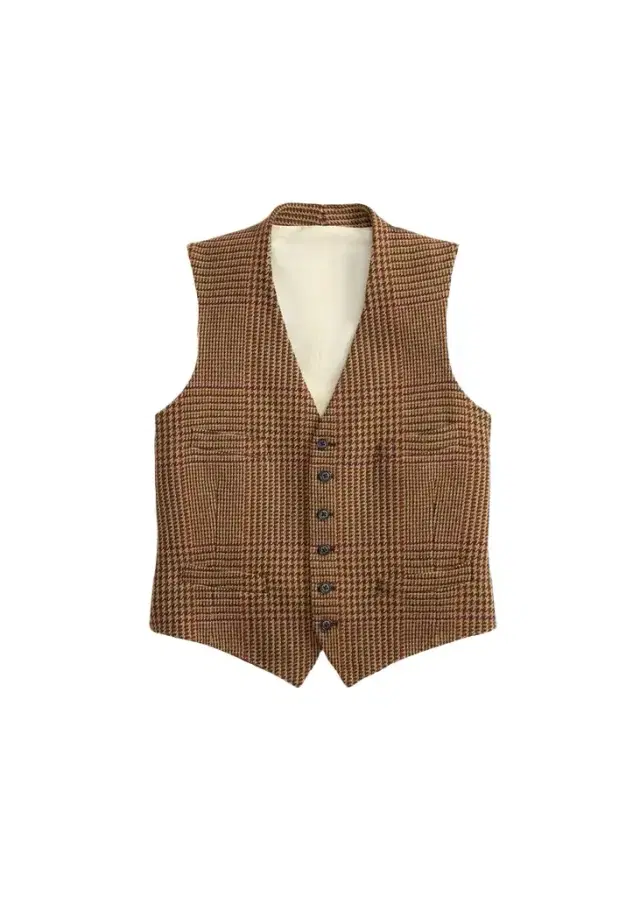 Ralph Lauren Purple Label Men's Hand-Tailored Plaid Wool-Cashmere Vest