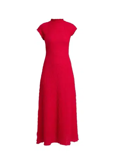 Proenza Schouler Cleo Stretch Jersey Jacquard A-Line Midi Dress | Thumbnail 1 Proenza Schouler Cleo Stretch Jersey Jacquard A-Line Midi Dress | Thumbnail 1