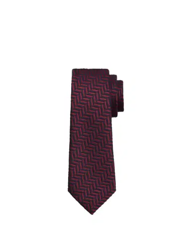 Giorgio Armani Men's Geometric Herringbone Tie | Thumbnail 2 Giorgio Armani Men's Geometric Herringbone Tie | Thumbnail 2
